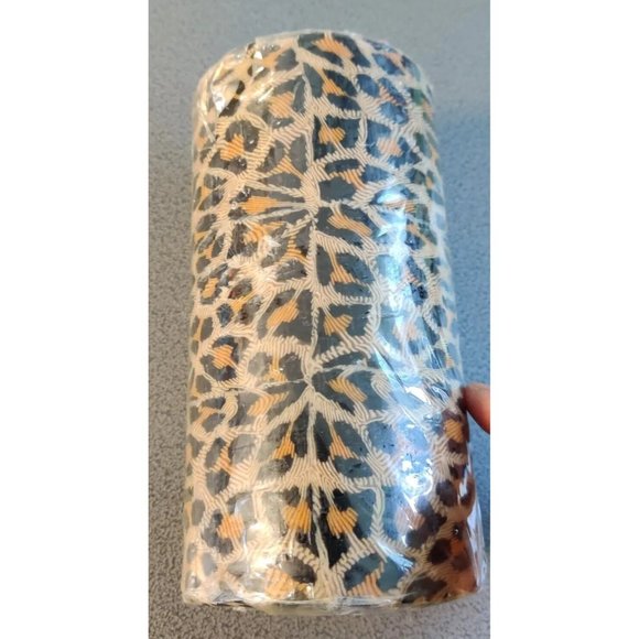 Leopard SWAZI CANDLE Handmade In Africa Decorative 3.5x7” Pillar Candle NOS - Picture 4 of 12